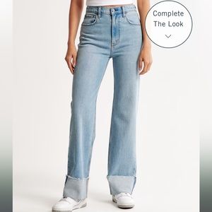 High Rise 90s Relaxed Jean with Cuff | Size 29 NEW